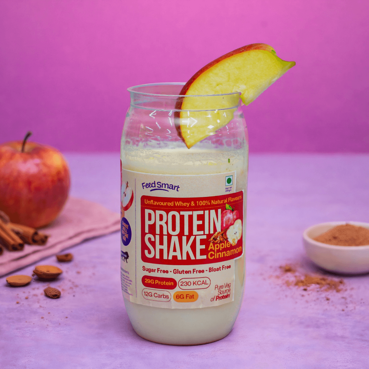 Apple Cinnamon Protein Shake